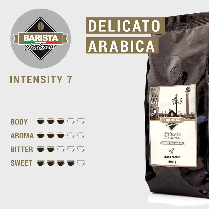 Delicato Arabica Filtro 500gr - Caffè Macinato