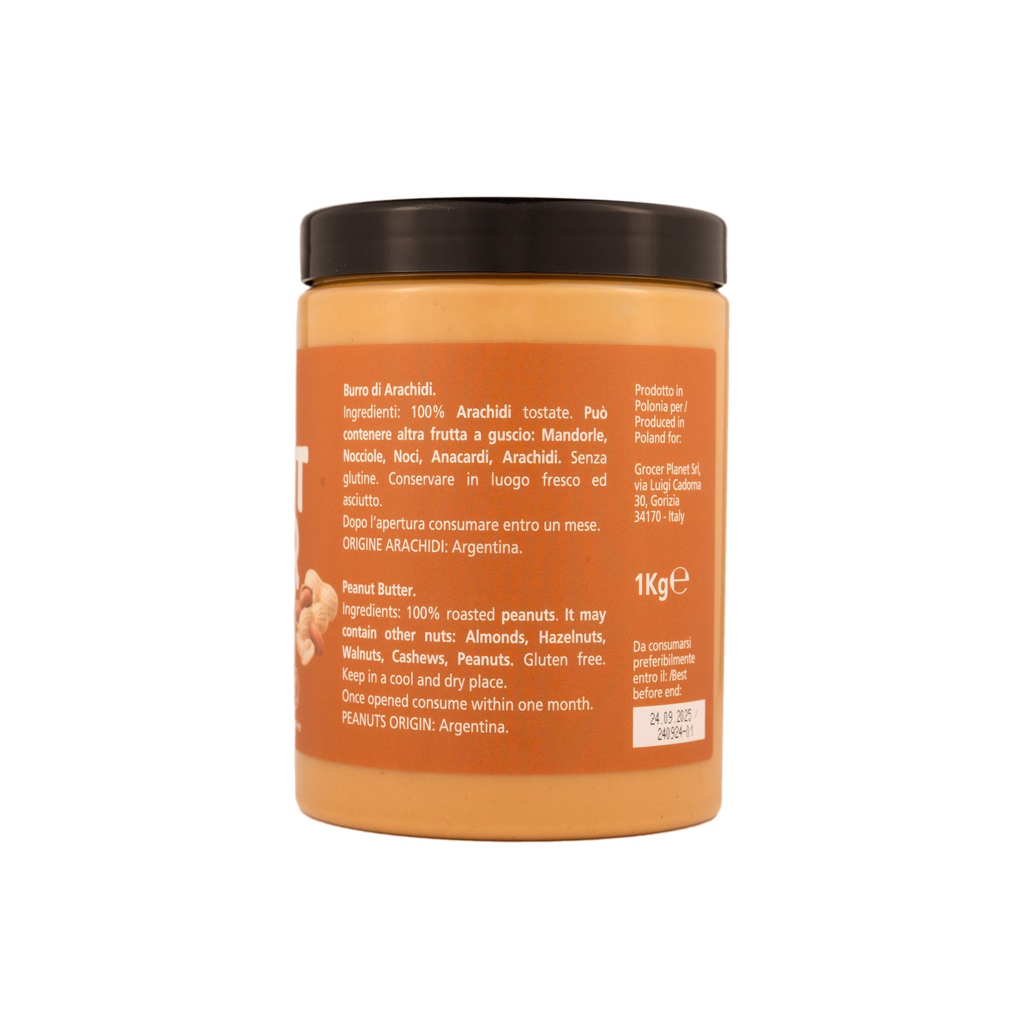 Burro d'arachidi 1kg - Grocer Planet