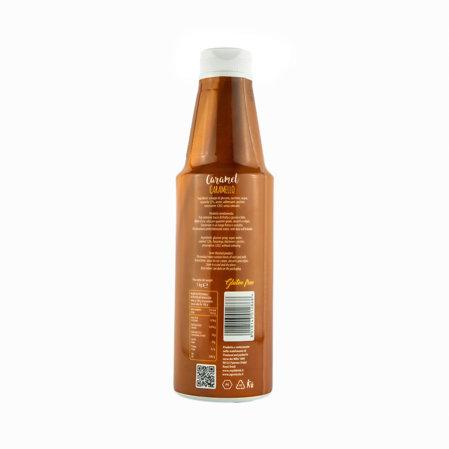 Topping Caramello 1kg - Royal drink