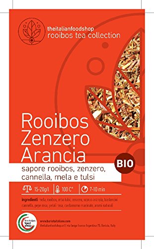 Rooibos Zenzero Arancia - Tisane in Foglia