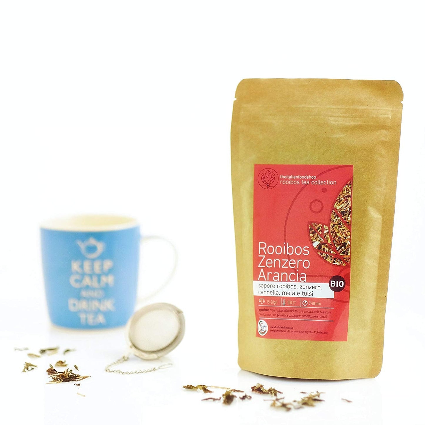 Rooibos Zenzero Arancia - Tisane in Foglia - | Barista Italiano