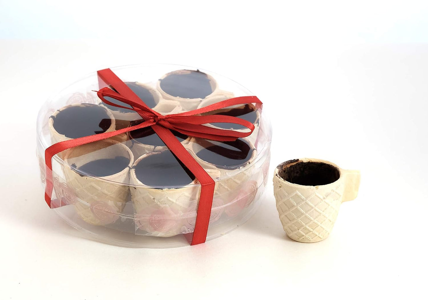 Tazzina wafer cialda cioccolata