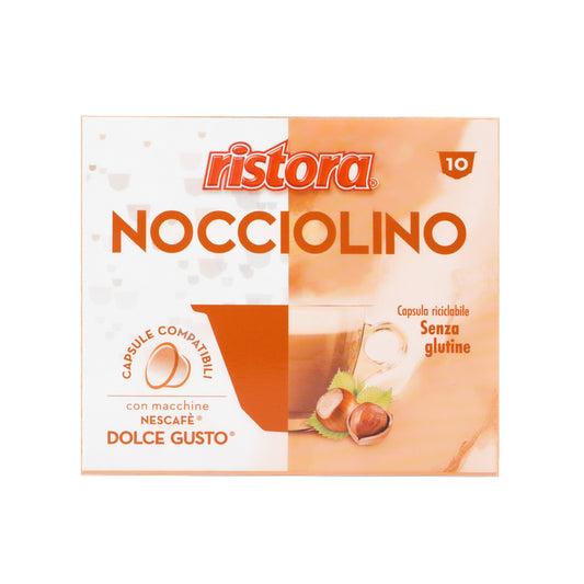 Ristora Nocciolino 10caps - Capsule Compatibili Dolce Gusto®