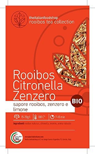 Rooibos Citronella Zenzero - Tisane in Foglia