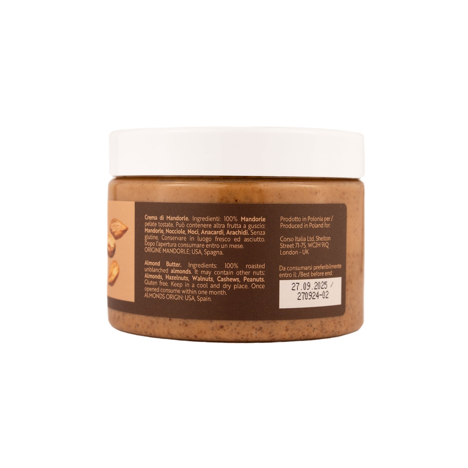 Crema di Mandorle 330gr - Veggy Duck - | Barista Italiano