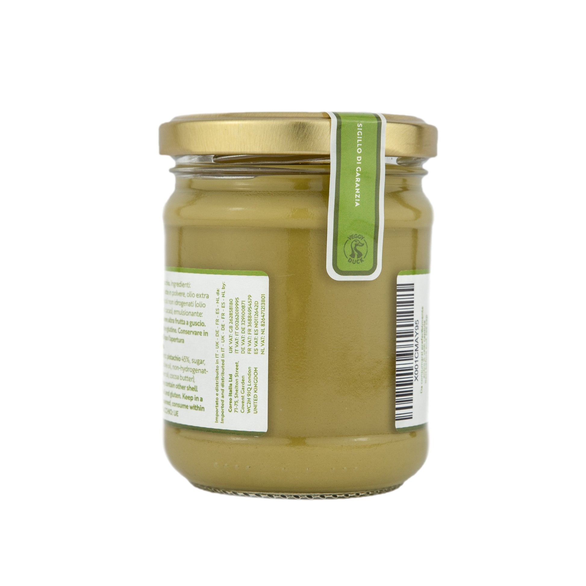 Crema Pistacchio 200gr 45% - Veggy Duck - | Barista Italiano