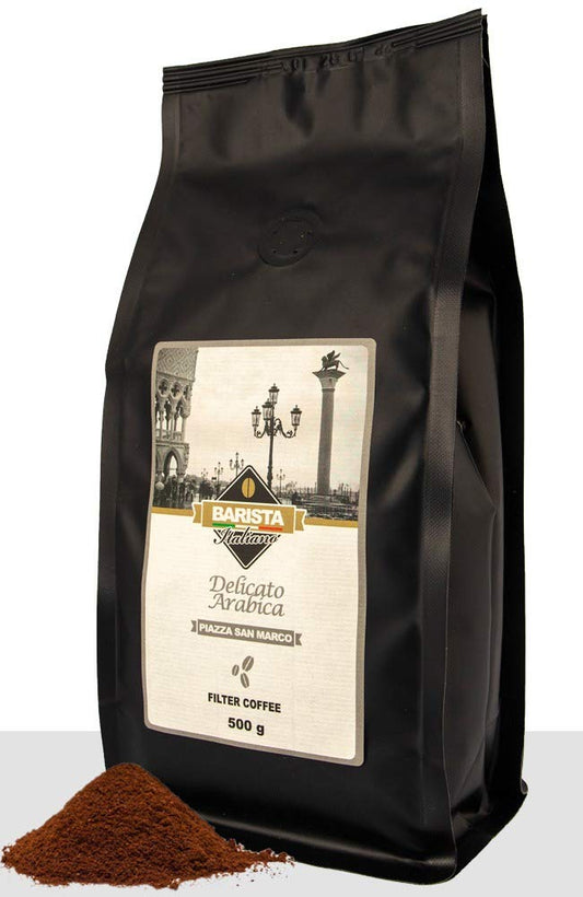 Delicato Arabica Filtro 500gr - Caffè Macinato - | Barista Italiano