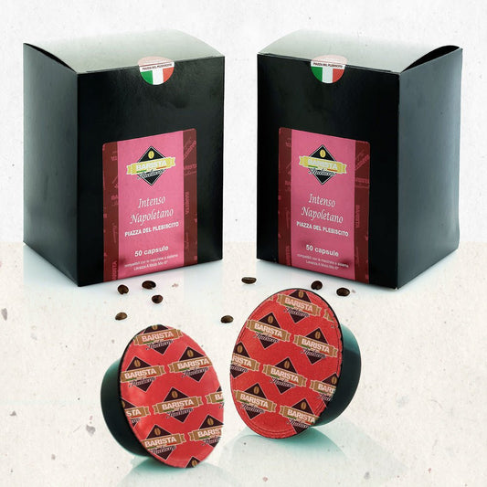 Intenso Napoletano - Piazza Plebiscito - Capsule Compatibili A Modo Mio® - | Barista Italiano