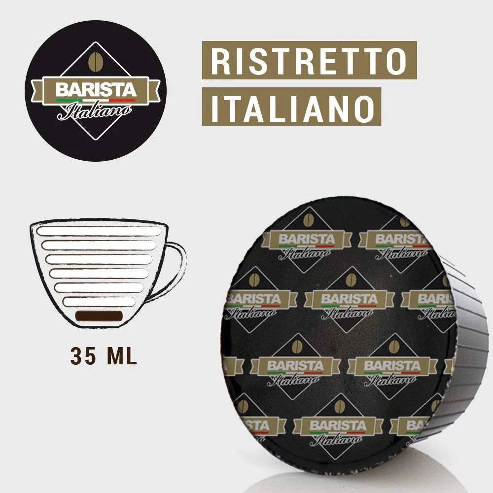Ristretto Italiano - Piazza Navona - Capsule Compatibili Dolce Gusto® - | Barista Italiano