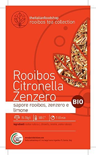 Rooibos Citronella Zenzero - Tisane in Foglia - | Barista Italiano