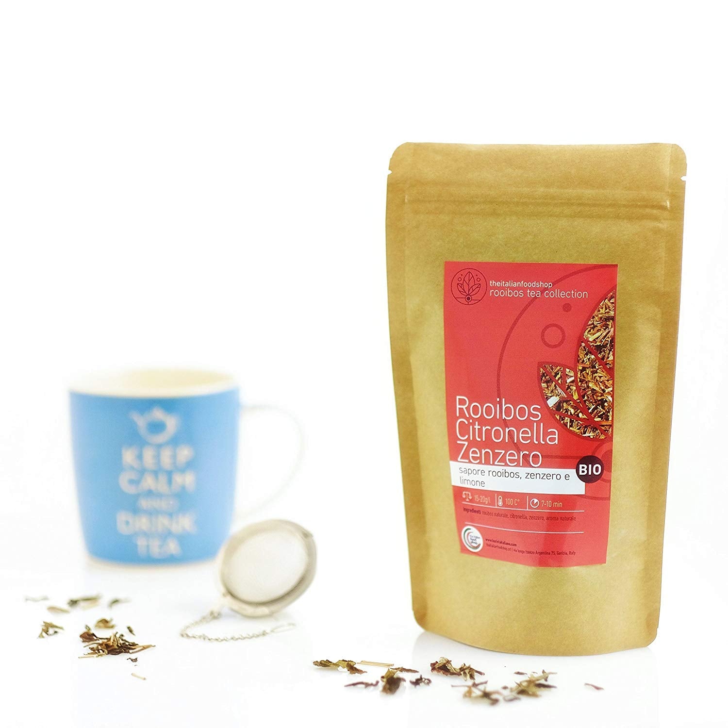 Rooibos Citronella Zenzero - Tisane in Foglia - | Barista Italiano