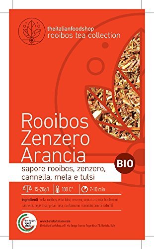 Rooibos Zenzero Arancia - Tisane in Foglia - | Barista Italiano