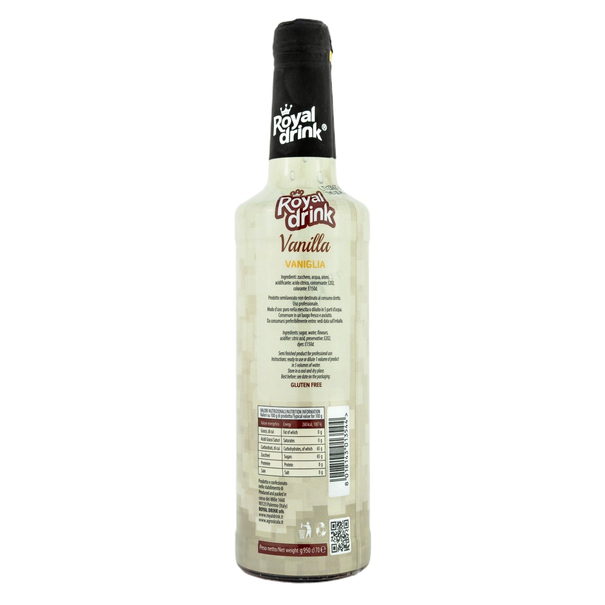 Sciroppo alla Vaniglia 1kg - Royal Drink - | Barista Italiano