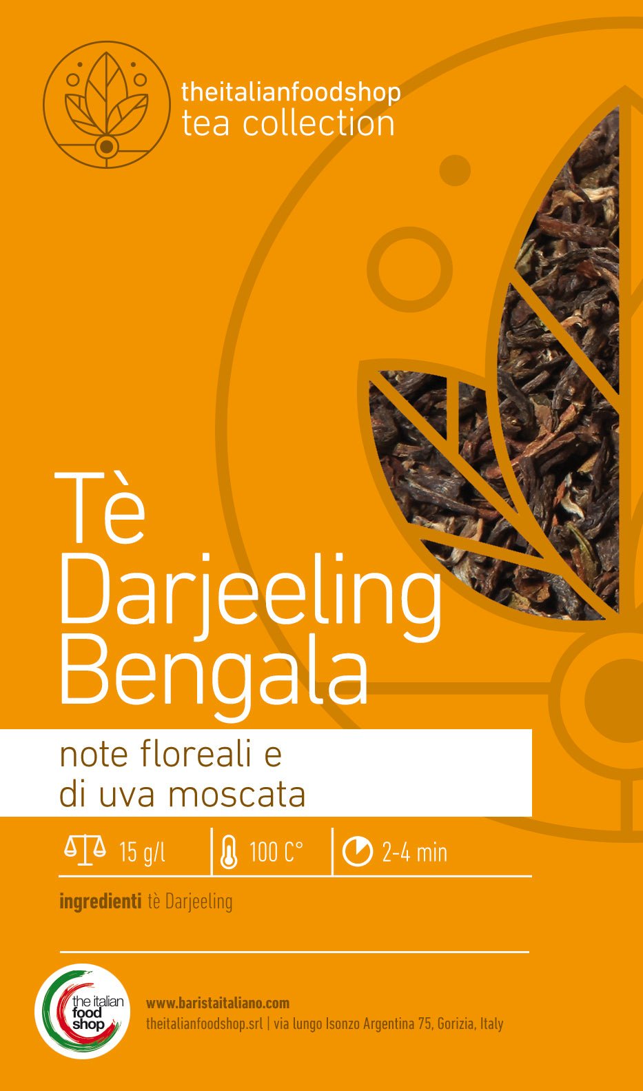 Tè Darjeeling Bengala - Tè in Foglia - | Barista Italiano