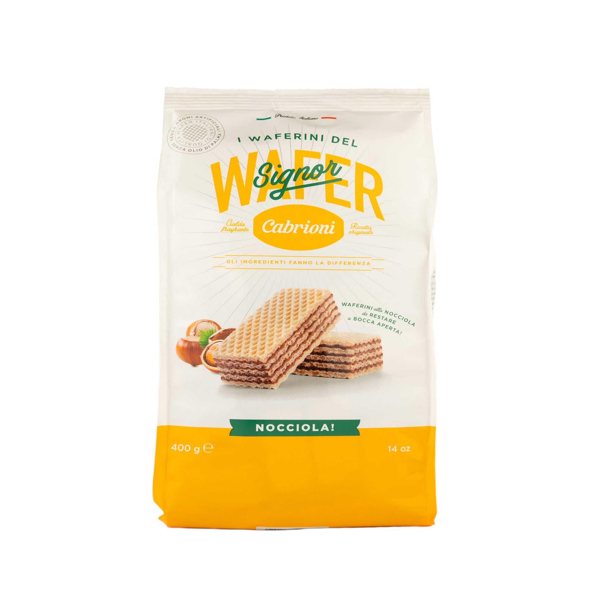 Wafer Cabrioni Nocciola - 400gr - | Barista Italiano