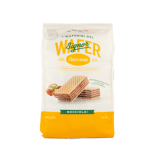 Wafer Cabrioni Nocciola - 400gr - | Barista Italiano