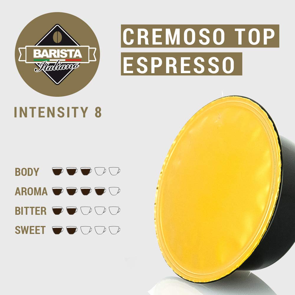 Cremoso Top Espresso - Piazza di Spagna - Capsule Compatibili A Modo Mio® - | Barista Italiano